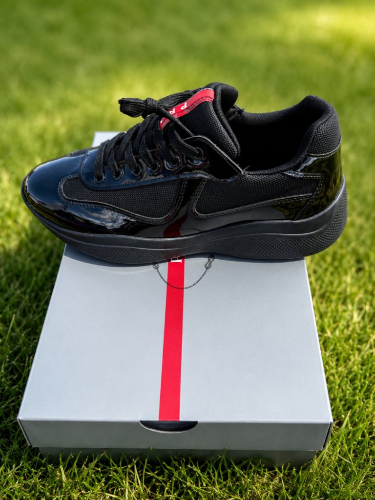 Prada Black Trainers - Brand New in Box