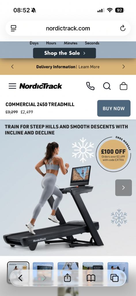 NordicTrack 2450 Commercial 