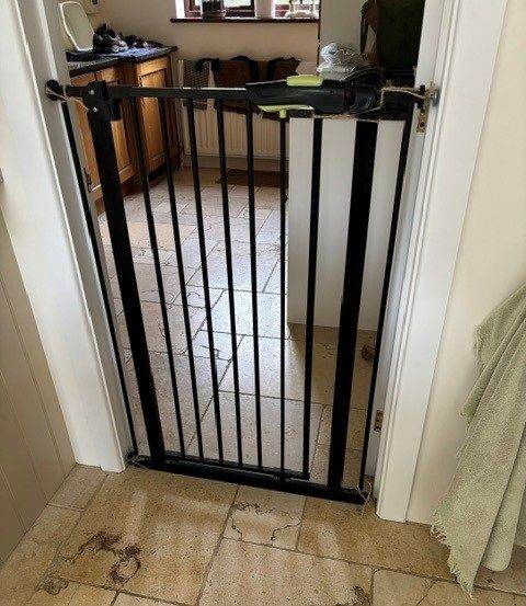 TALL STAIR AND DOORWAY GATE