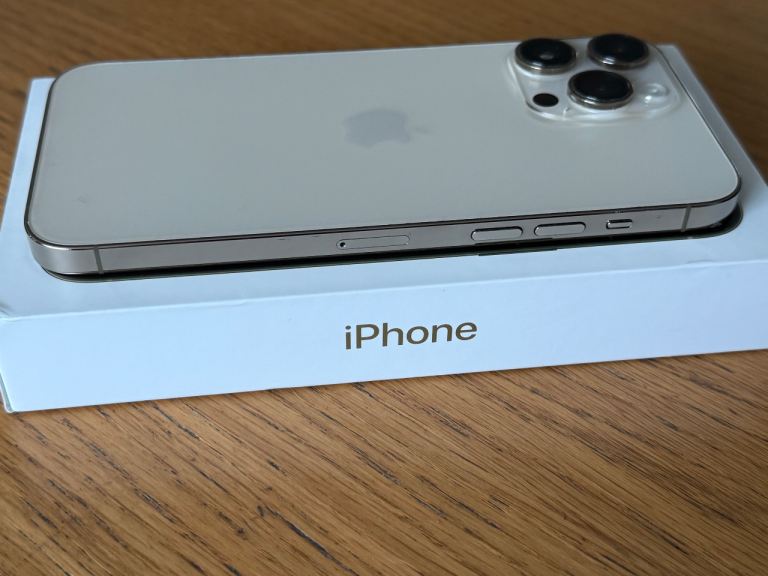 Apple iPhone 14 Pro Max Mobile Phone 128GB Gold BH 86% Excellent condition