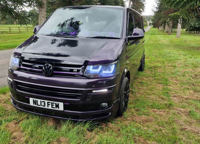 VW Transporter T5.1 in merlin purple