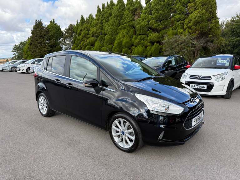 2015 Ford B-MAX 1.6 Titanium 5dr Powershift Petrol MPV Auto Black 5 Seats Automatic MPV Petrol Au...