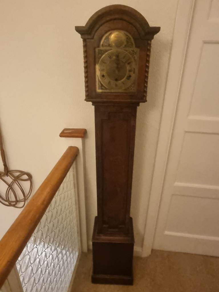 Antique Grandmother Clock – Complete – Needs Work