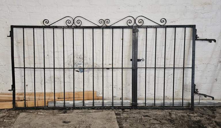 Wrought iron gates