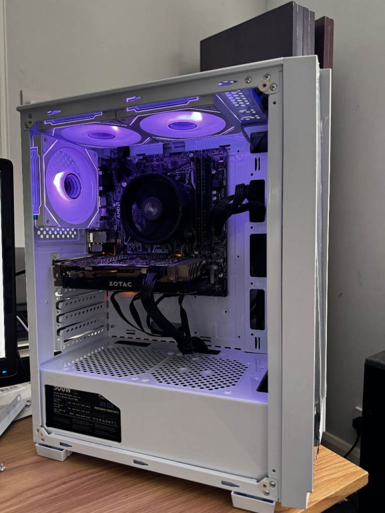 Amazing Value RGB Gaming PC Ryzen 5 GTX 1070 8GB 16GB SSD Windows 11