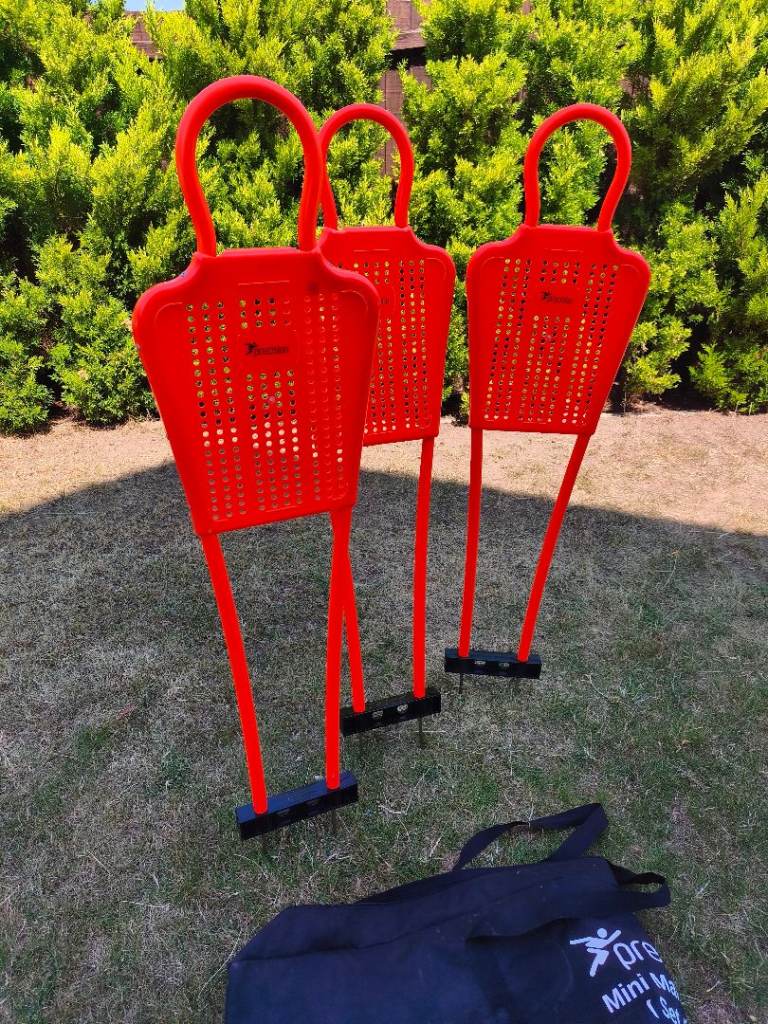 Precision mini Football Training Mannequins Set (3) – Good Condition