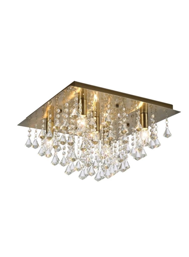 image for Brass Flush Ceiling Light 