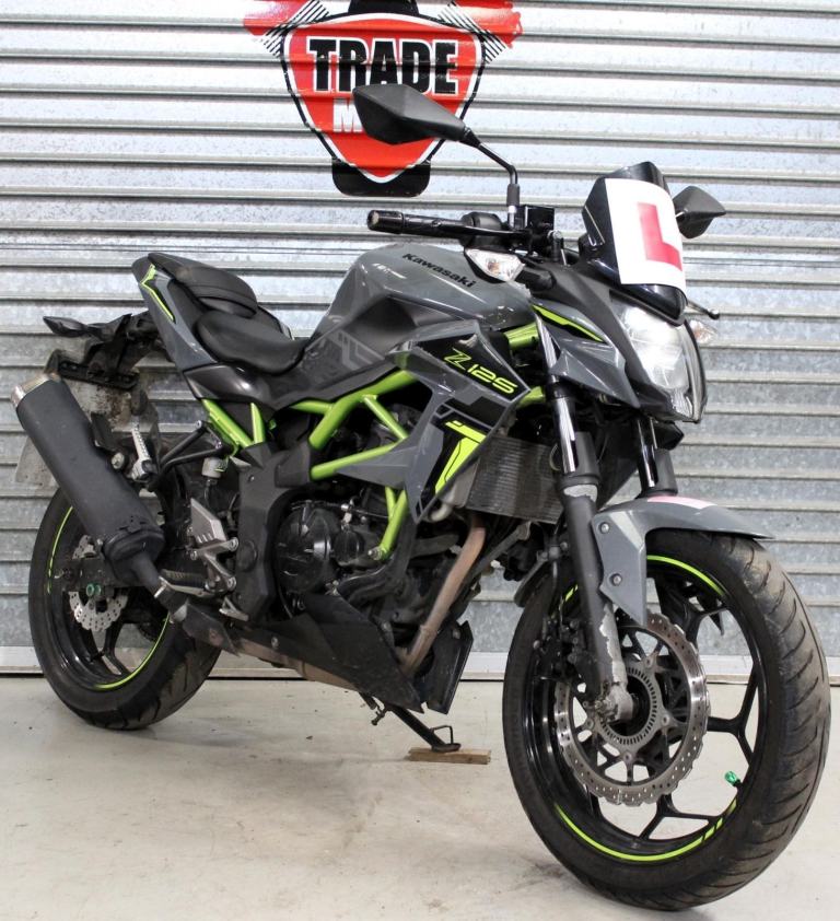 2023 23 KAWASAKI BR Z 125 LPFAN Z125 ABD NAKED NINJA TRADE SALE NEW MOT GREY