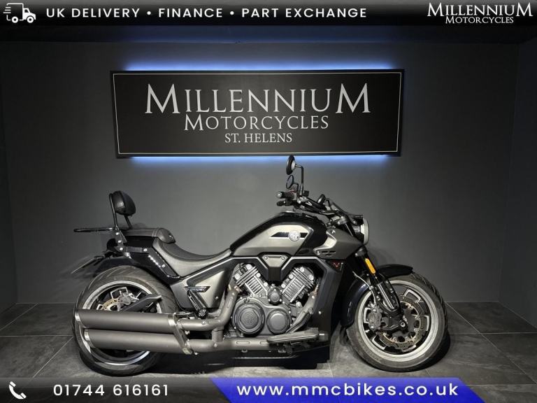 2025 MBP C 1002 V V-TWIN CUSTOM CRUISER FITTED WITH BACK REST AND RACK
