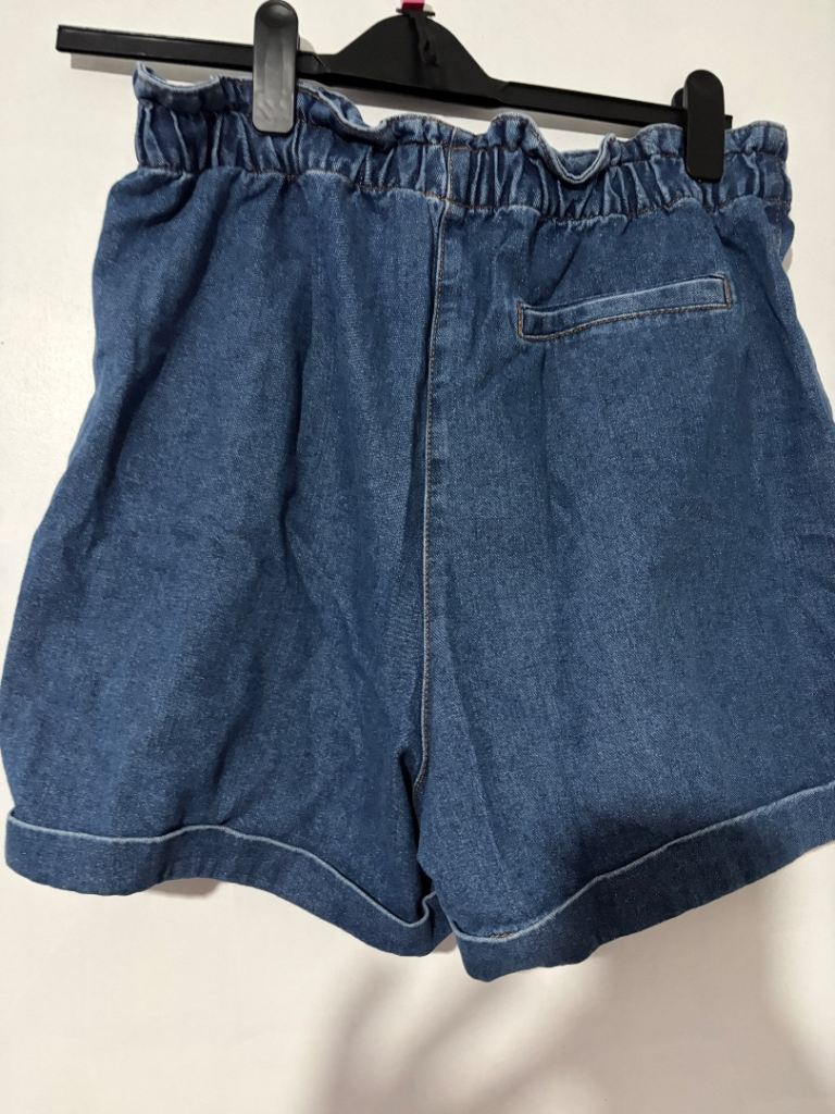 Plus size denim shorts 
