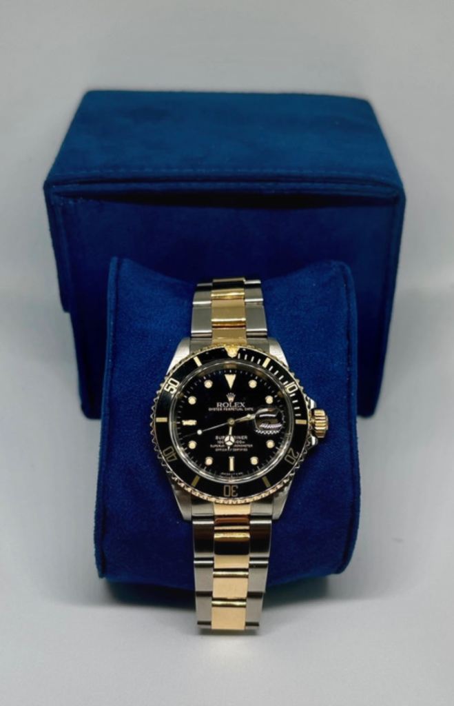 Rolex Submariner 1991 Black & Gold Watch 
