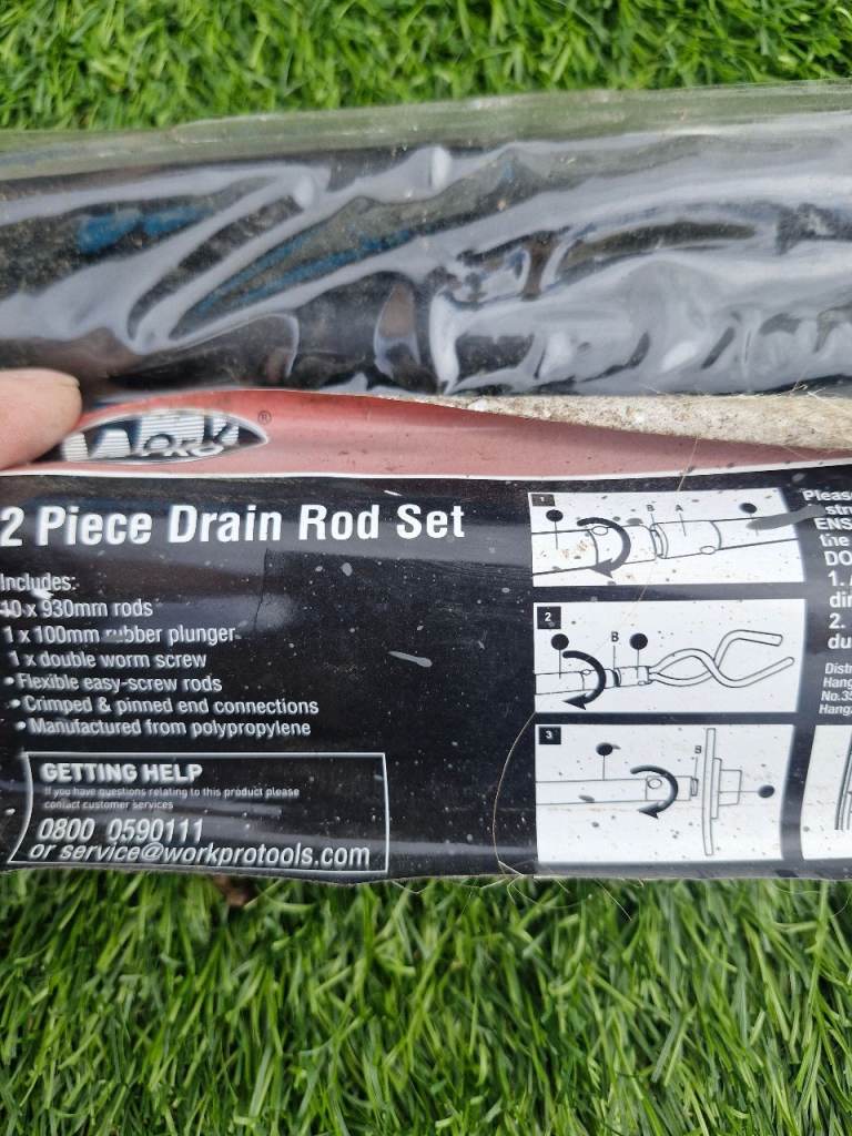 12 piece drain cleaning kit
