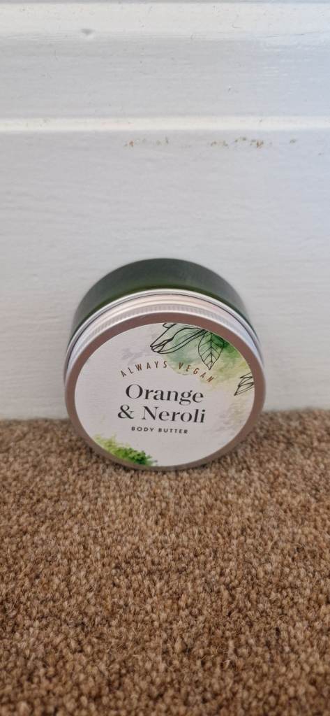 image for ALWAYS VEGAN ORANGE AND NEROLI BODY BUTTER 100ML. UNOPENED.