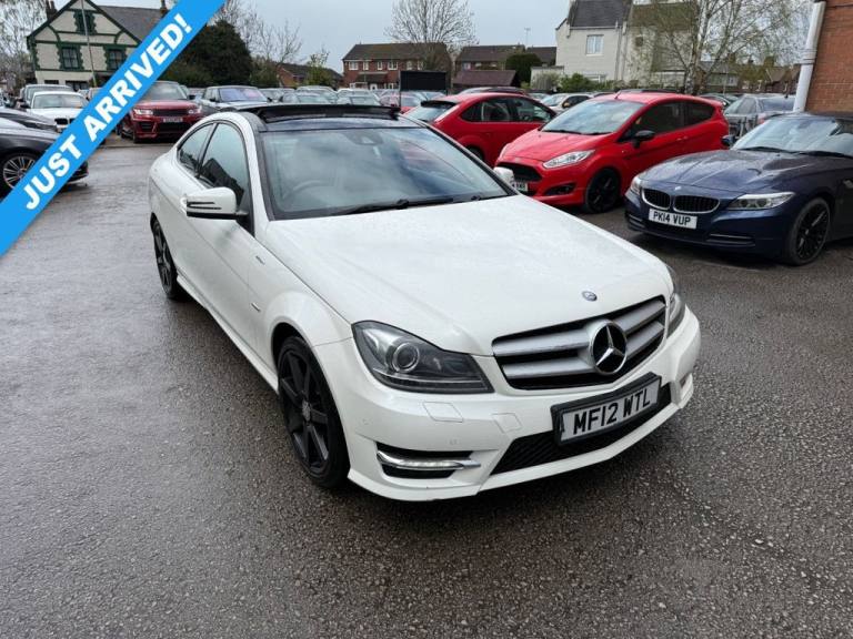 2012 Mercedes-Benz C Class 1.8 C180 BlueEfficiency AMG Sport Coupe 2dr Petrol G-Tronic+ (stop/sta...