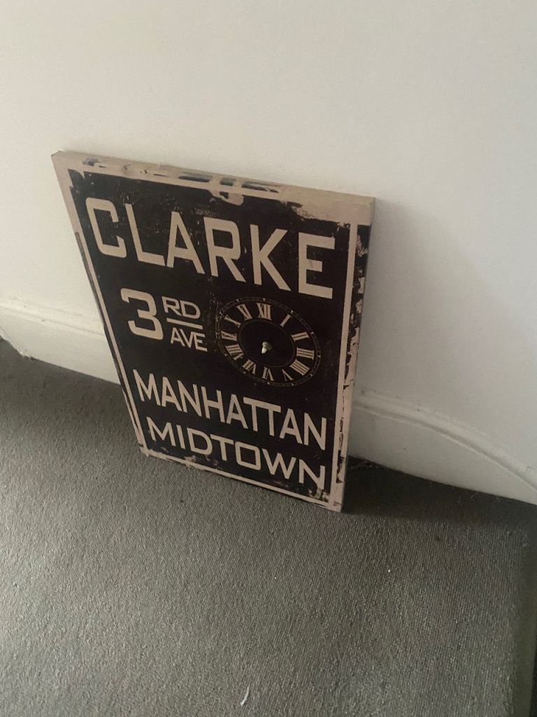 Thick Clarke NYC canvas poster 