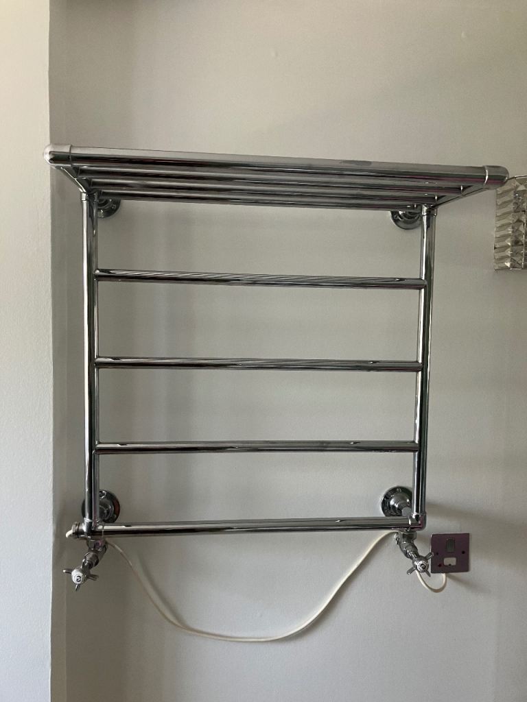 Dual Fuel bathroom towel radiator