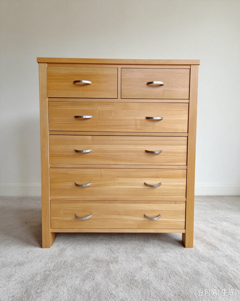 Solid oak Chest of Drawers – Good Condition