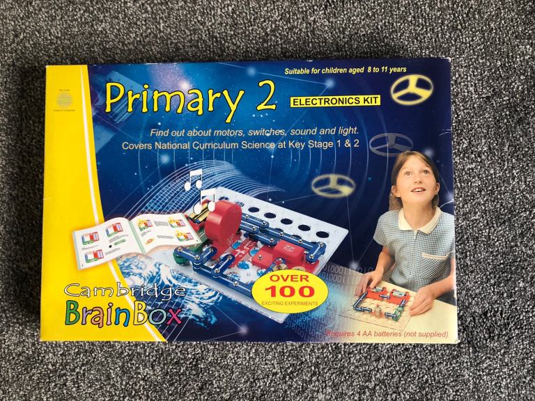 Cambridge brainbox primary 2 electronic kit -like new -  gift idea 