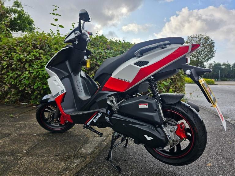 LEXMOTO DIABLO 125CC EURO 5 NEW SCOOTER Red Auto Petrol 2022 