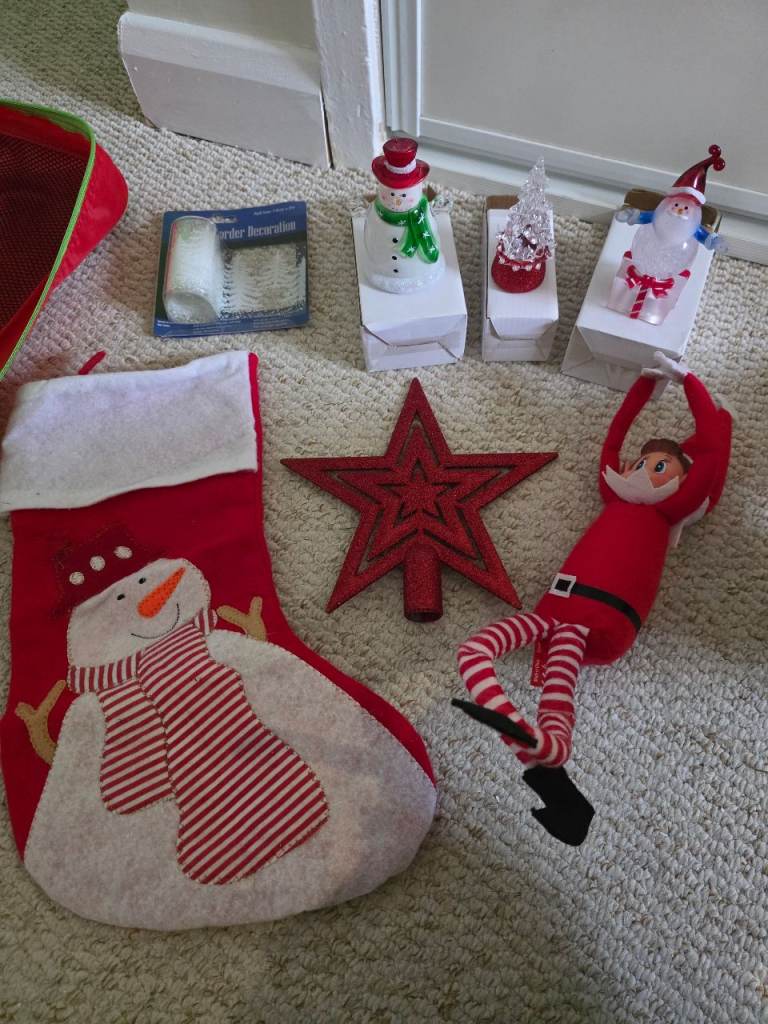 Selection of Christmas items