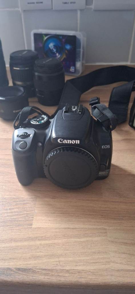 Canon 400d eos camera plus extras