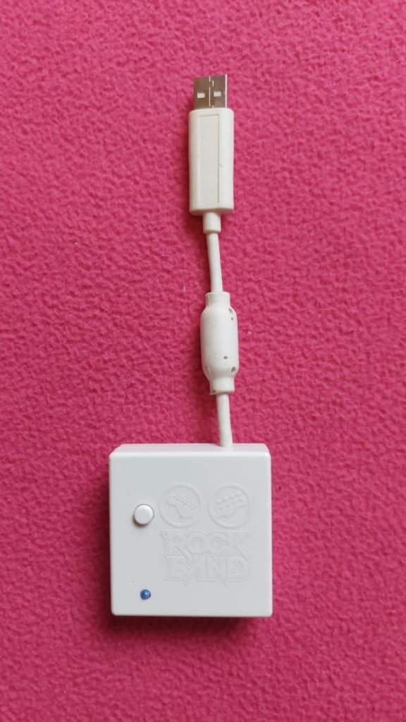 Wii RockBand Wireless Drum Dongle Receiver WDMSELEA2B VFRHMXDDG04