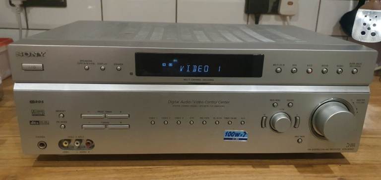 Sony 7.1 Surround home theater receiver + surround sound DVD Player