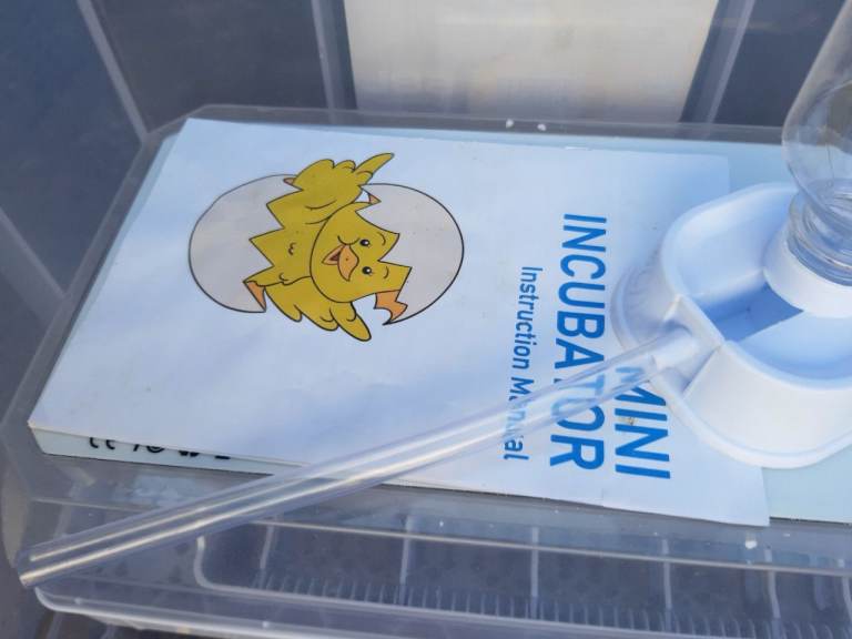 15 EGG MINI INCUBAOR AND FULL BROODING BOX SET UP