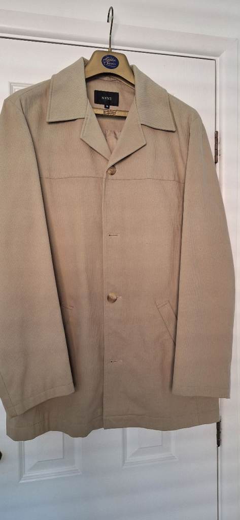 Mens casual Beige 3/4 jacket - M