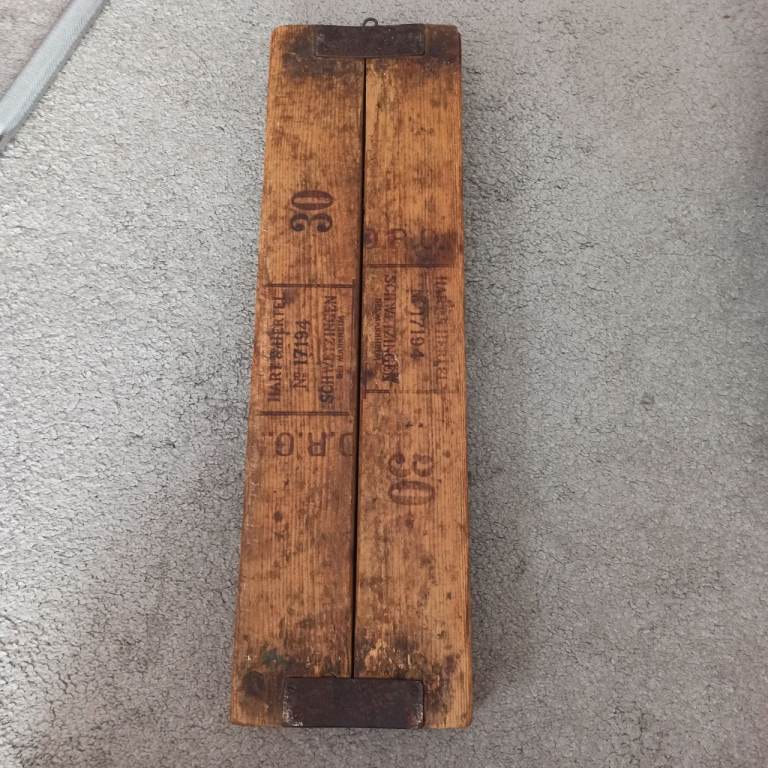 Antique, Vintage Hart & Hertel Tobacco Cigar Mould Press #17194, German Wooden Schwetzingen, Rare