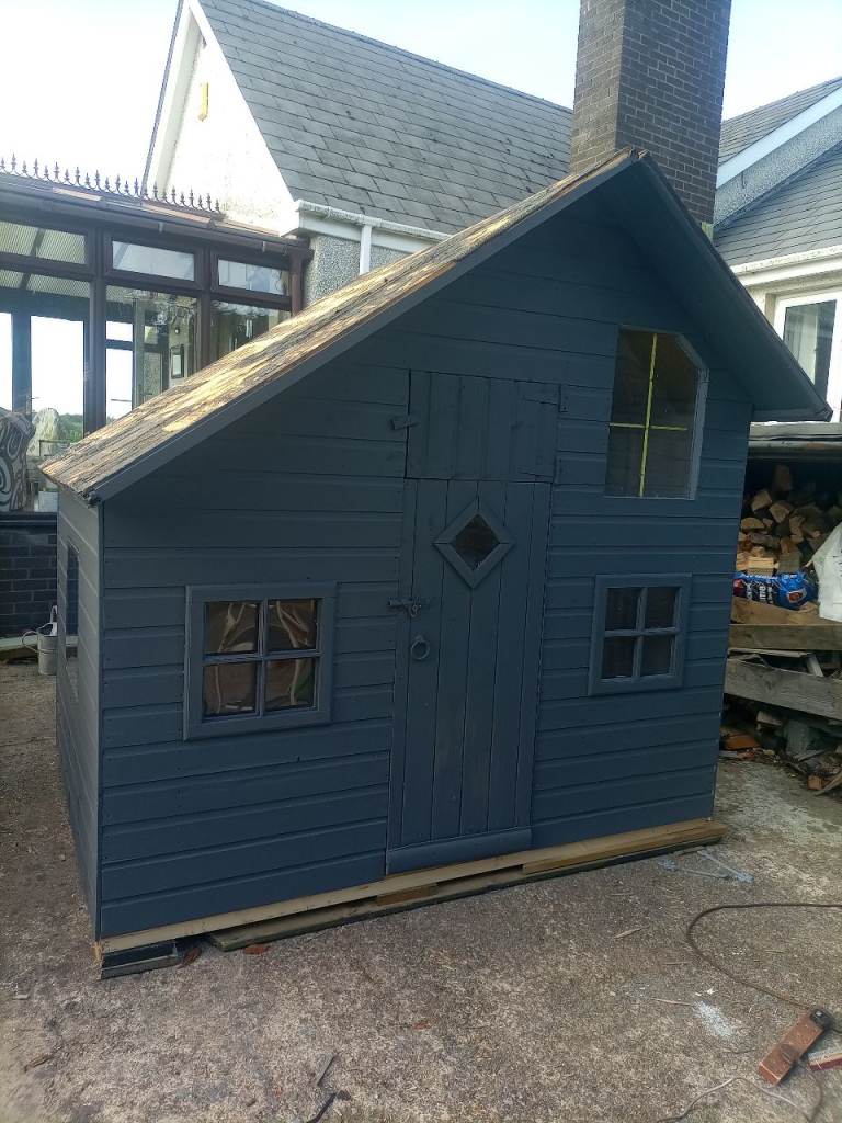 8x6 t&g shed grey colour 