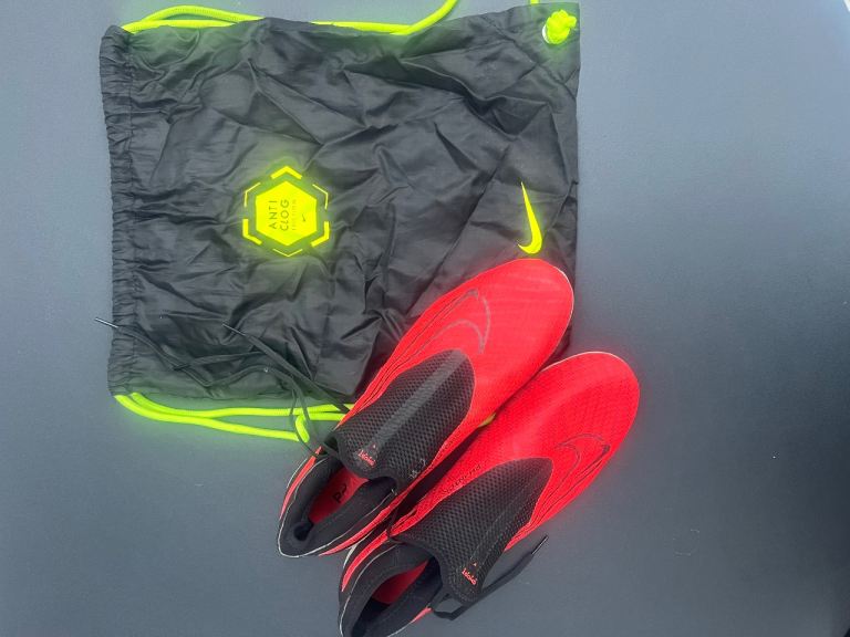 Nike Phantom GX Football Boots – Red/Black, As Good As New