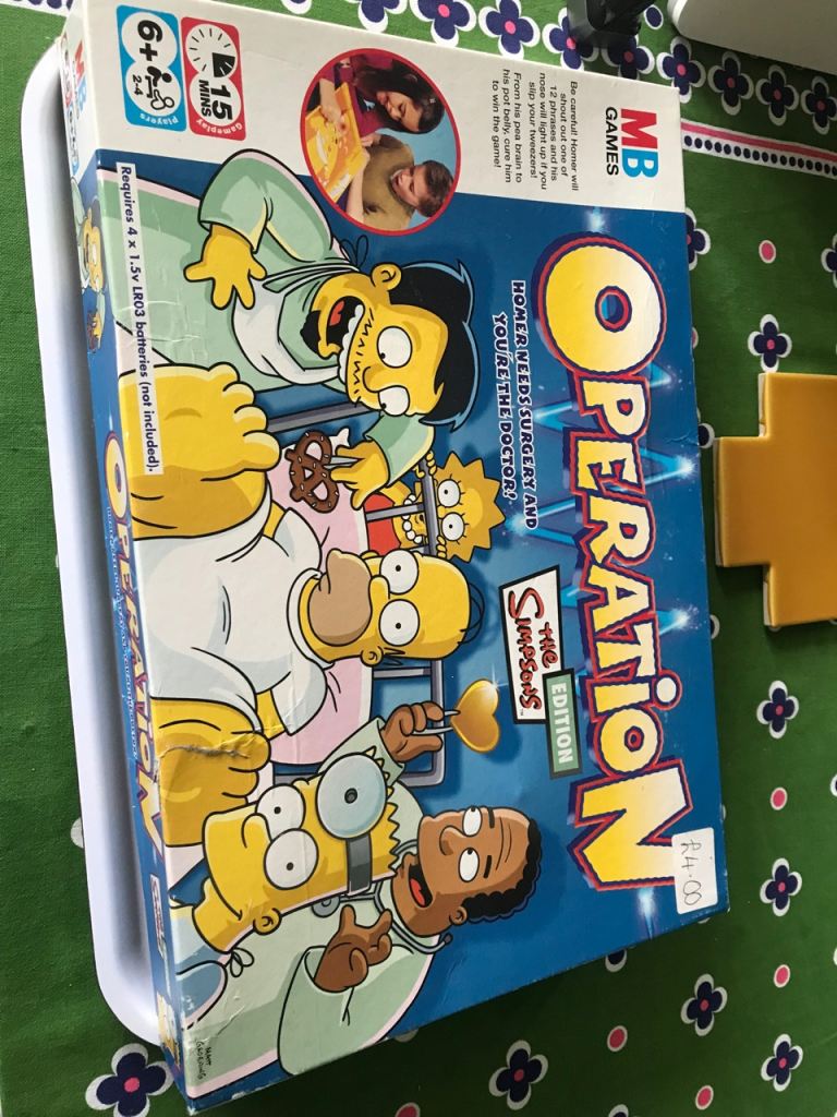 Collection pending: Simpsons operation game 