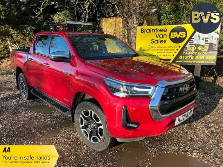 2021 Toyota Hilux 2.4 D-4D Invincible Pickup Double Cab 4dr Diesel Auto 4WD Euro 6 (s/s) (150 PIC...