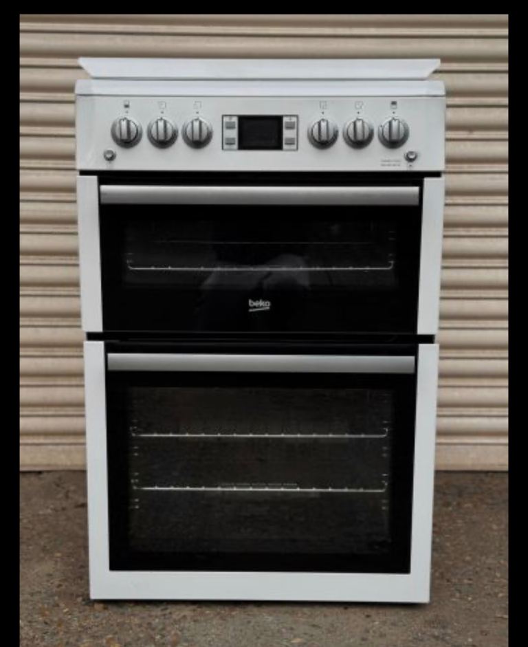 Beko gas cooker 60cm fsd double oven 3 months warranty 