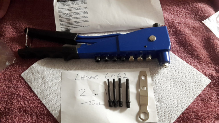 laser  nut /pop riveter new never used 