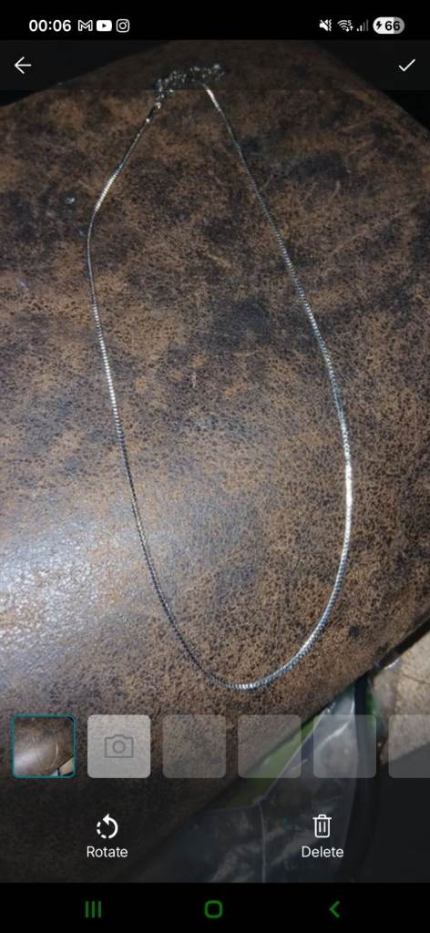 Sliver plated box link chain 