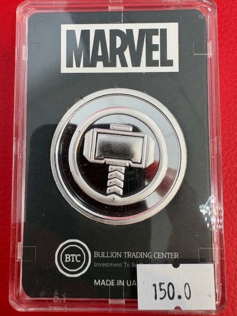 Marvel The Mighty Thor 50g Silver Coin Bullion