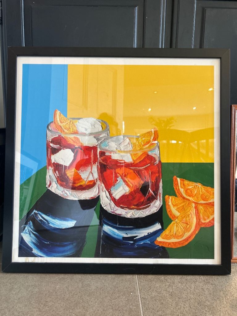 A1 framed Alice Straker negroni print 
