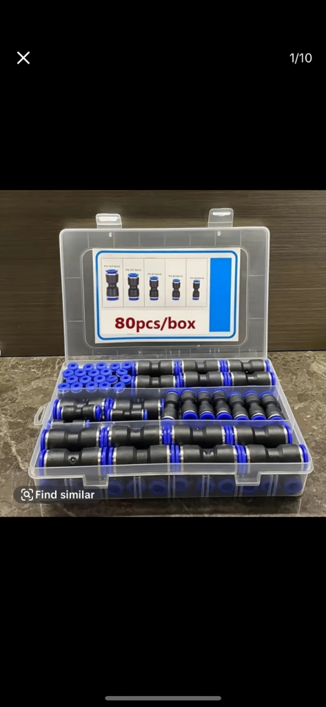 Brand new 80 piece air hose kit 