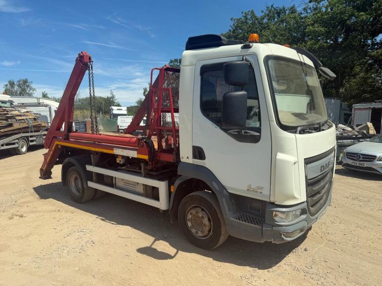 DAF TRUCKS LF180 2014 64 EURO 6 12 ton skip loader truck manual 