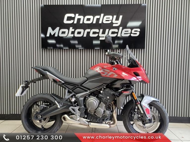 2025 Triumph Tiger 660 Sport Red, 5356 miles adventure sport tourer