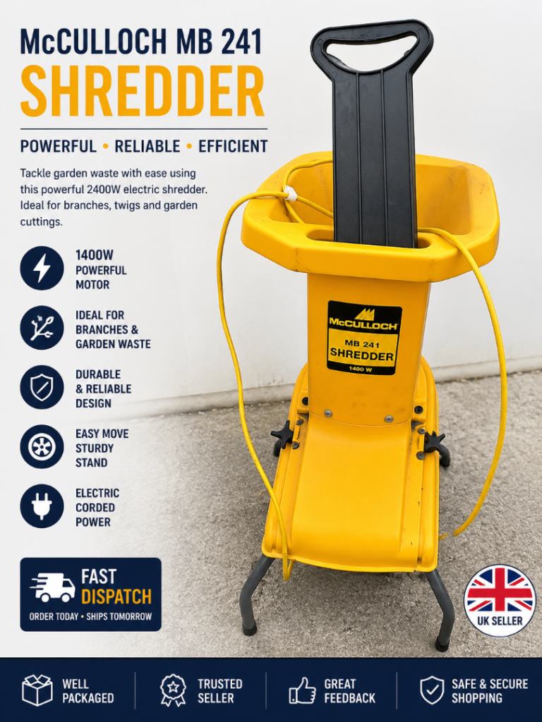 McCulloch MB241 1400W Electric Garden Shredder