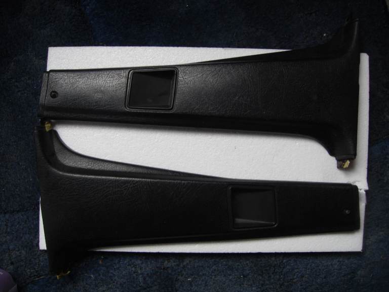 VW GOLF MK2 SEAT BELT B POST PILLAR TRIM TOP AND BOTTOM SECTIONS x4