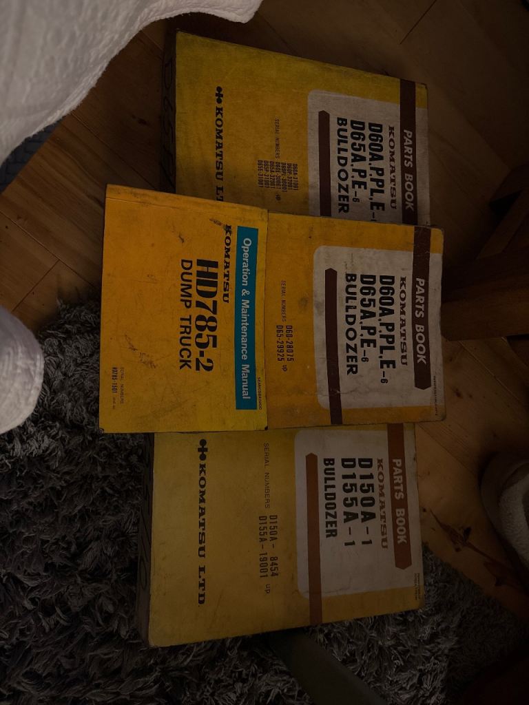Komatsu Parts Books