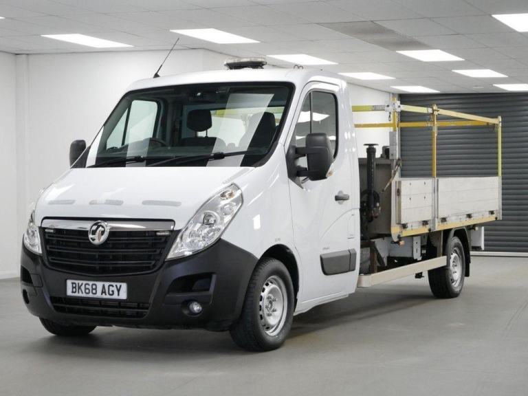 68 VAUXHALL MOVANO 2.3 CDTI 130 BHP L3 LONG RWD DROPSIDE WITH CRANE