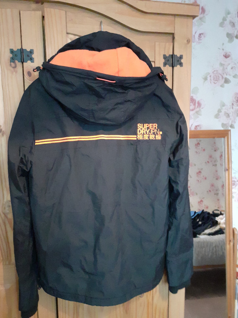 Black superdry jacket 