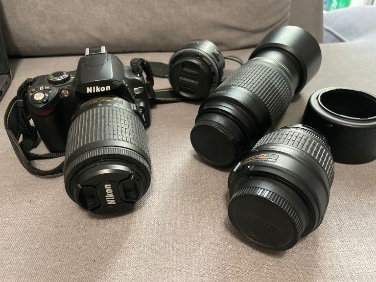 Nikon D40x Camera 10.2MP DSLR with extra lenses
