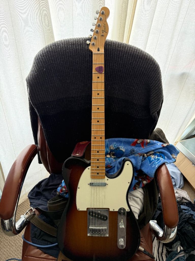 Fender Telecaster Electric Guitar - Sunburst, Good Condition