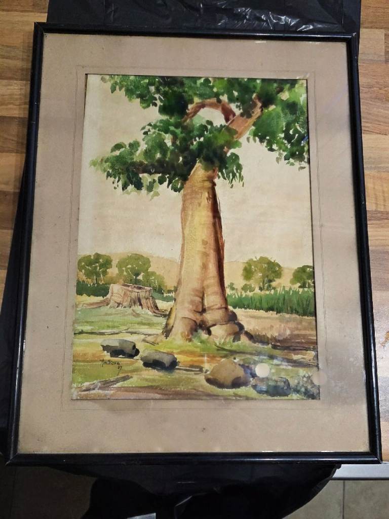 WATER COLOUR BY MARK HENTHORN USA (1987) 
